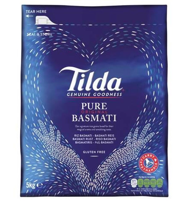 Tilda Basmati Rice (Basmati Rijst), 5kg