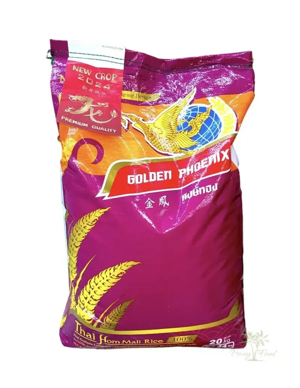Golden Phoenix Superior Quality Thai Pandan Jasmine Rice (Jasmijn Rijst), 20kg