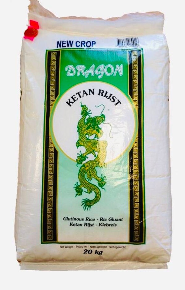 Dragon Thai Ketan Rice (Thaise Kleeftrijst), 20kg