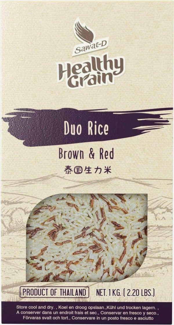 Healthy Grain Duo Rice Brown & Red (Bruine & Rode Rijst), 1kg