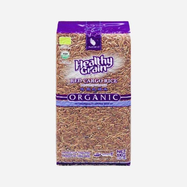 Organic Healthy Grain Red Cargo Rice (Rode Rijst), 1kg