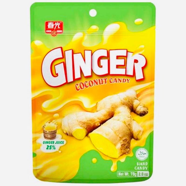 Chun Guang Ginger Coconut Candy, 78g