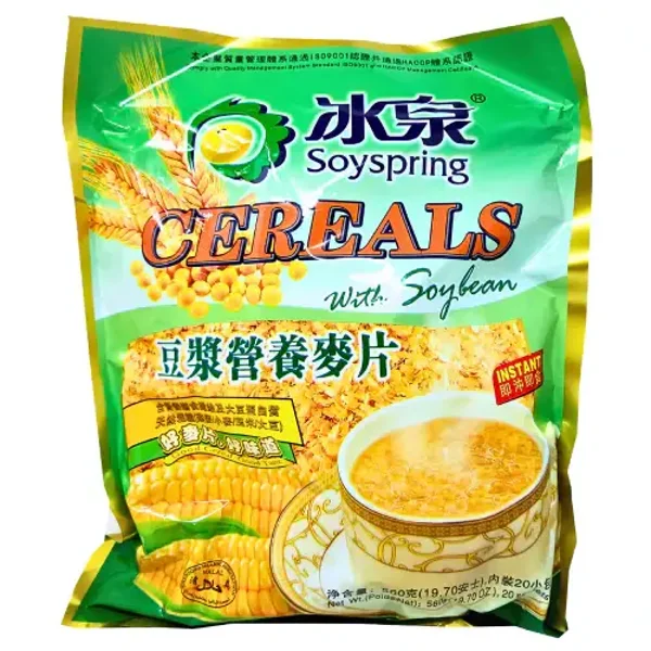 Soyspring Oatmeal Cereals with Soybean (Havermout met Sojabonen), 560g 20Sachets