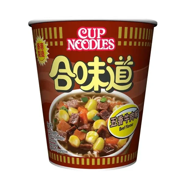 Nissin Cup Noodles Beef Instant Noodles (Hong Kong), 72g