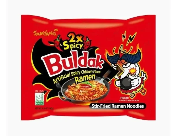 Samyang Buldak Hot Chicken Flavor Ramen 2X SPICY, 140g