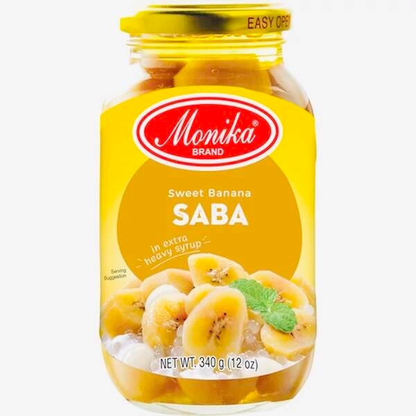 Monika Saba Banana in Heavy Syrup. 340g