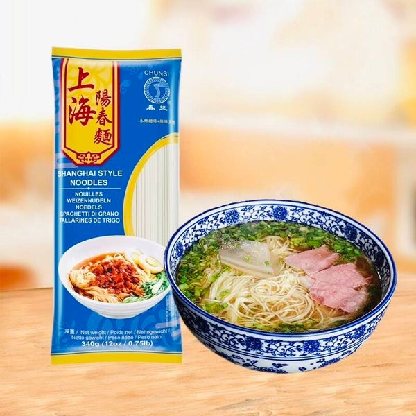Chunsi Shanghai Style Noodles, 340g