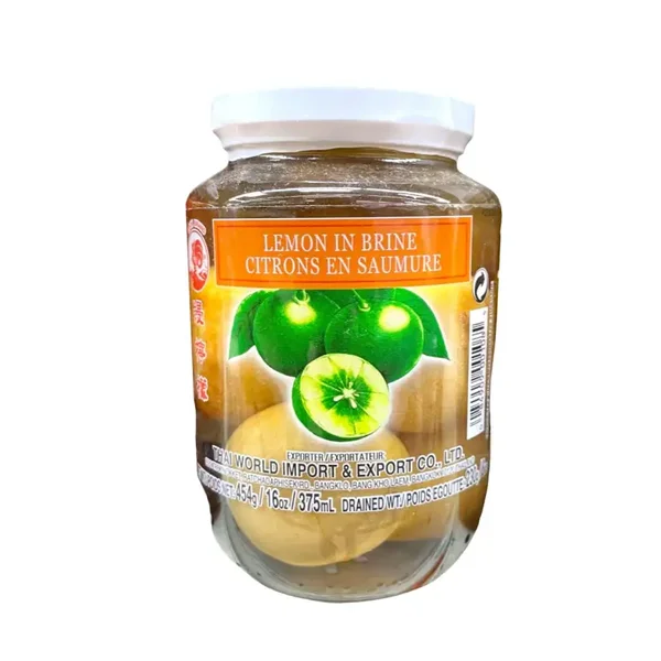 Cock Brand Lemon in Brine (Ingelegde Thaise Citroenen), 454g