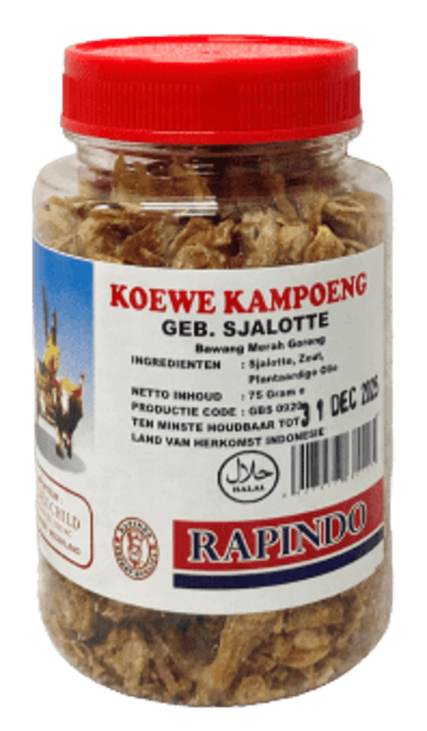 %Rapindo Fried Shallot (Gebakken Indonesische Sjalotten), 75g
