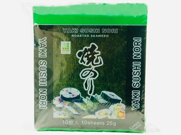 Yaki Nori Roasted Seaweed Green Quality (Geroosterd Zeewier Vellen voor Sushi), 10 sheets