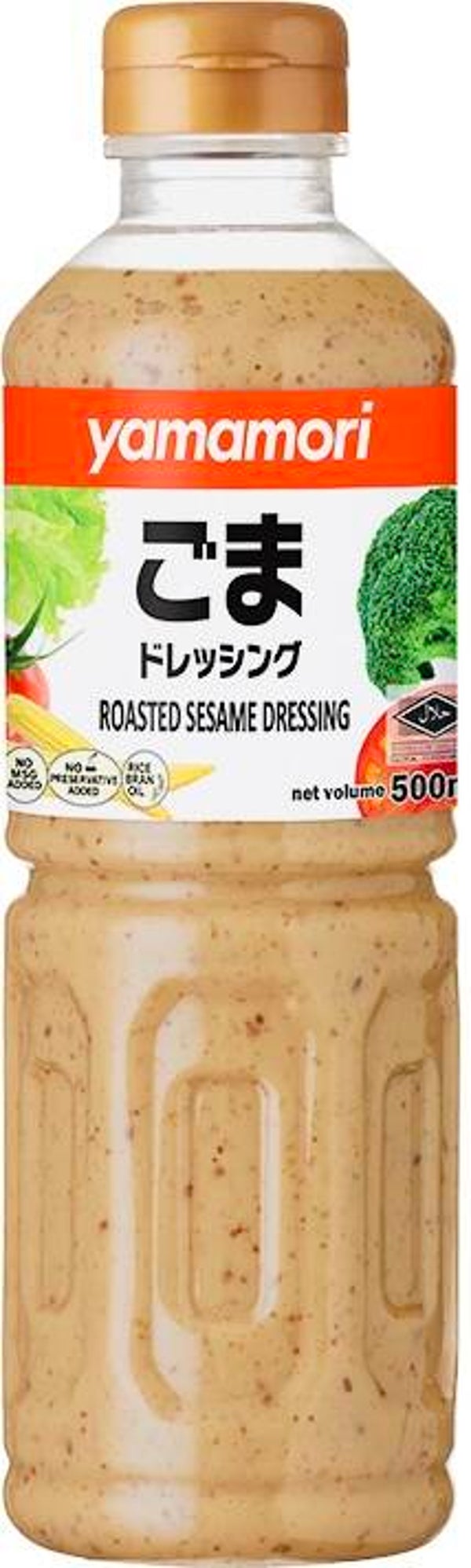 Yamamori Japanese Roasted Sesame Dressing (Japanse Geroosterde Sesam Dressing), 500ml