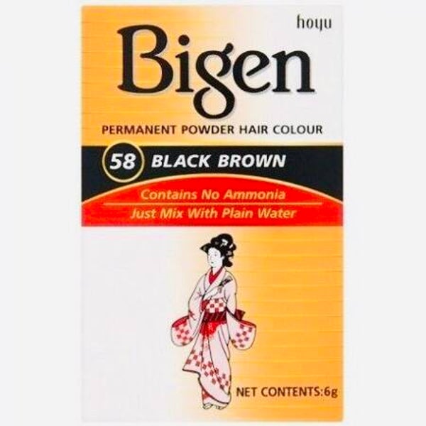Bogen Hair Color Oriental Black Brown 58 (Haarverf Zwart Bruin), 6g