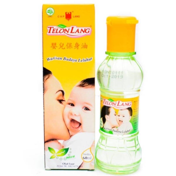 Cap Lang Minyak Telon Lang (Baby Olie), 60ml