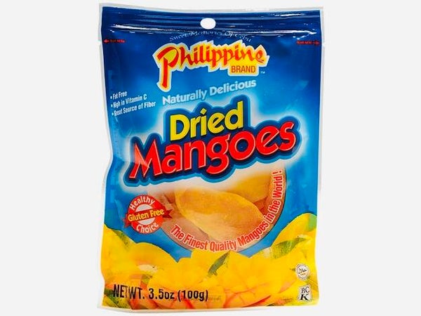 Philippine Brand Dried Mangoes (Gedroogde Mango’s), 100g