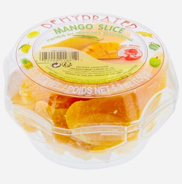 Cock Brand Dehydrated Mango Slice (Gedroogde Mango), 150g