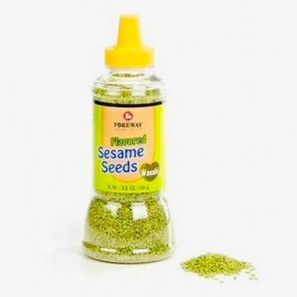 Foreway Flavored Sesame Seeds Wasabi (Geroosterd Sesamzaad Wasabi) ,100g