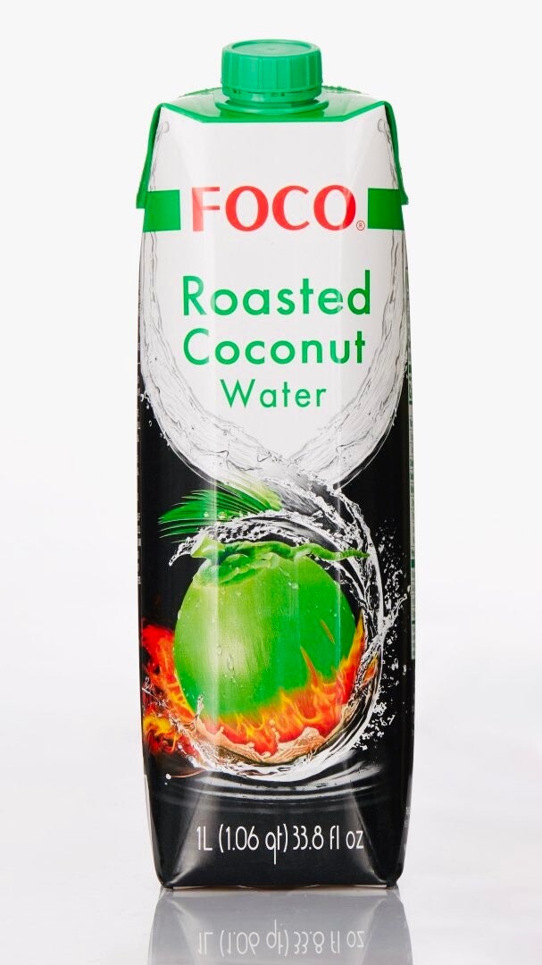Foco Roasted Coconut Water 100% Pure (Geroosterd Kokosnoot Water), 1l