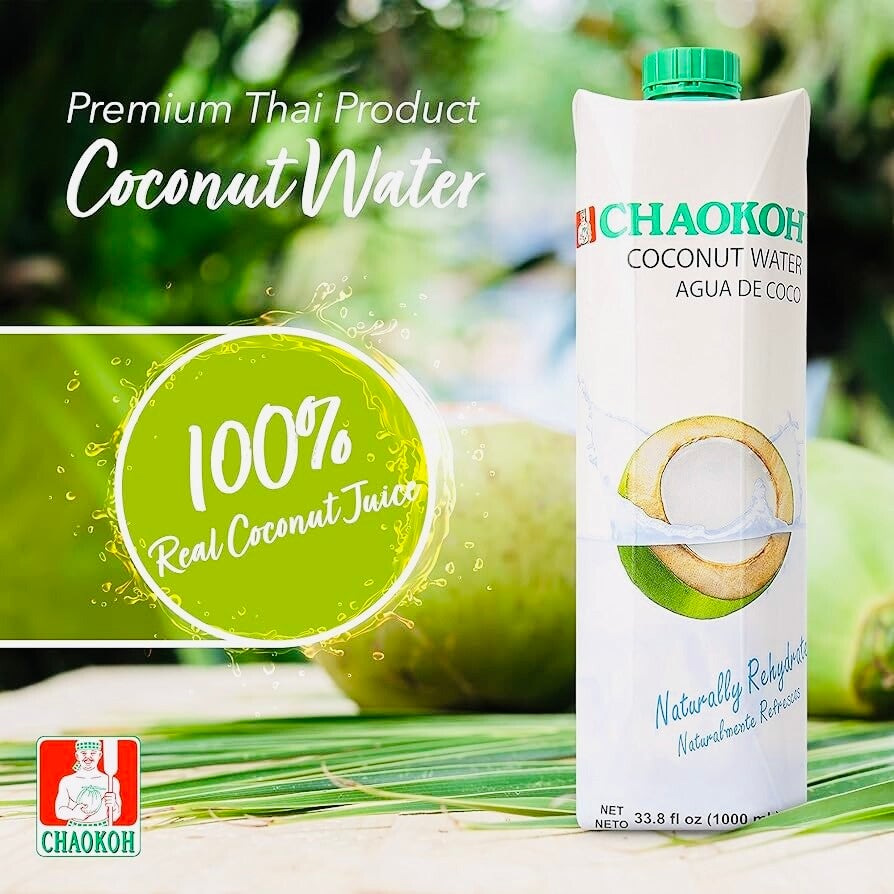 Chaokoh 100% Pure Coconut Water, 1L