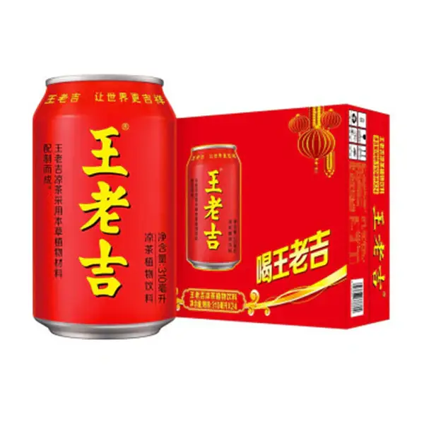 Wanglaoji Chinese Herbal Tea (Chinese Thee), 24x310ml