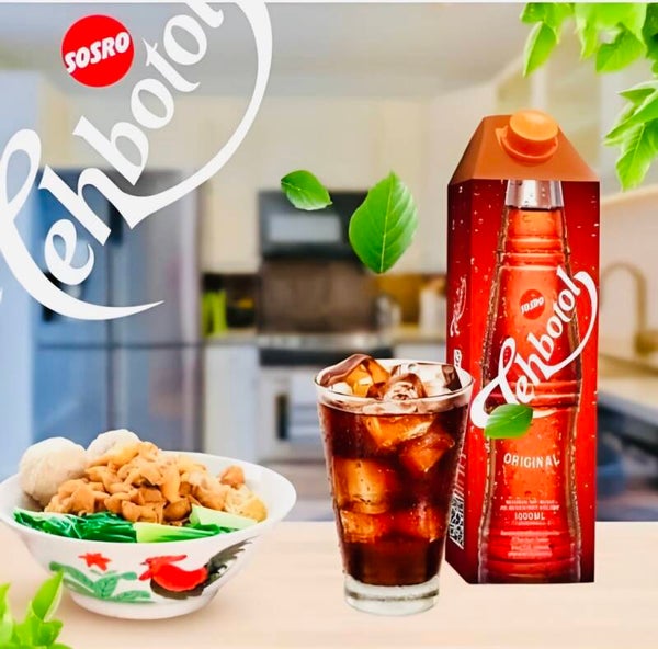 Sosro Tehbotol Indonesian Jasmine Tea (Jasmijn Thee), 1L