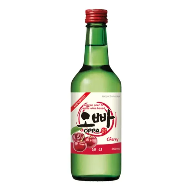Oppa Cherry (Korean Soju 12% alc.) ,360ml