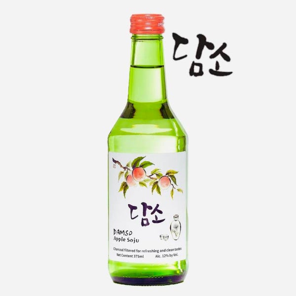 Damso Apple (Korean Soju 12% alc.), 360ml