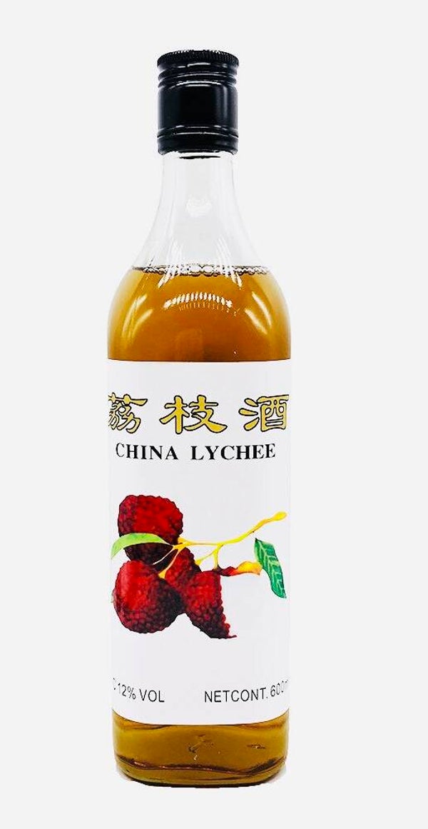 Golden Turtle China Lychee Wine 12%alc. (Chinese Lychee Wijn), 600ml