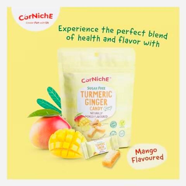 Corniche Turmeric Ginger Candy Mango, 100g