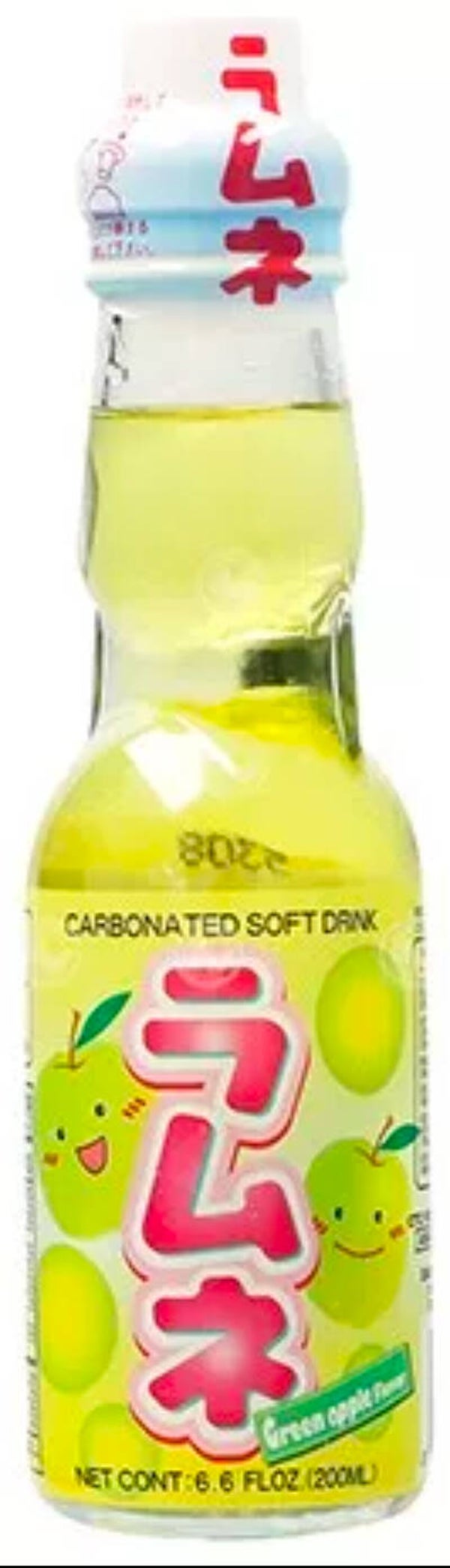 Hatakosen Ramune Green Apple Pop Soda Groene Appel (incl. €0,25 statiegeld), 200ml