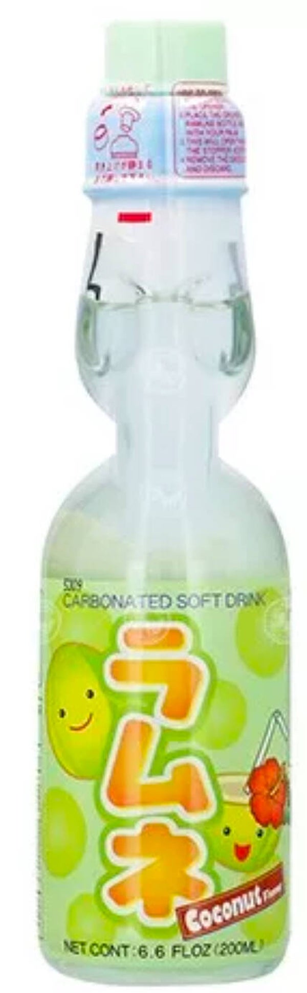 Hatakosen Ramune Coconut Pop Soda Kokos (incl. €0,25 statiegeld), 200ml