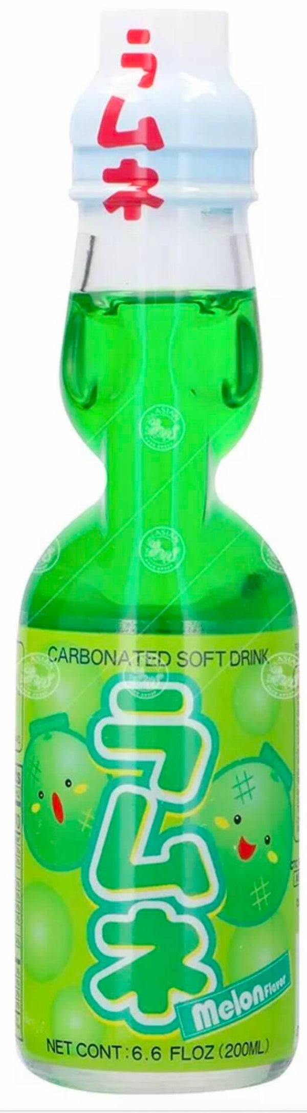 %Hatakosen Ramune Melon Pop Soda Meloen (incl. €0,25 statiegeld), 200ml