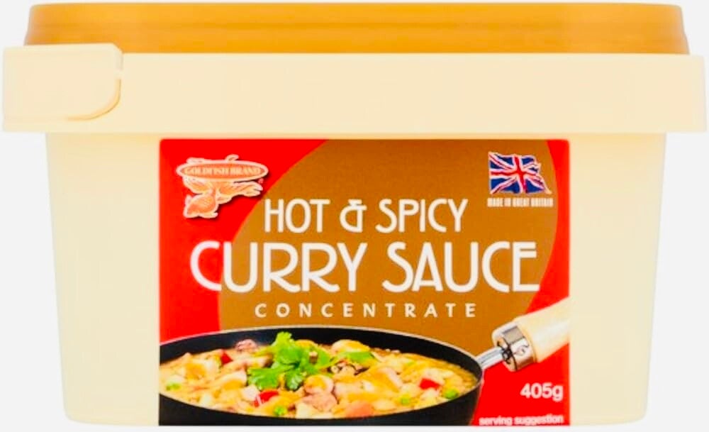 GoldenFish Brand Chinese Curry Sauce Hot&Spicy, 405g