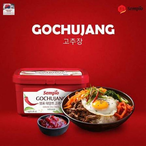 Sempio Gochujang Korean Chili Paste Vegan, 1kg