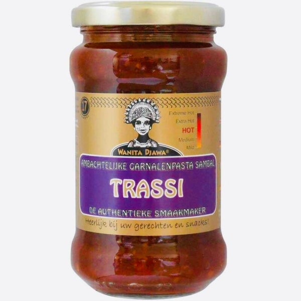 Wanita Djawa Ambachtelijke Garnalen Pasta Sambal Trassi  ,290ml