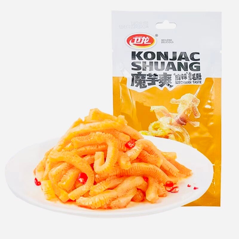 Weilong Konjac Shuang Mala Spicy Vegan Snack, 252g