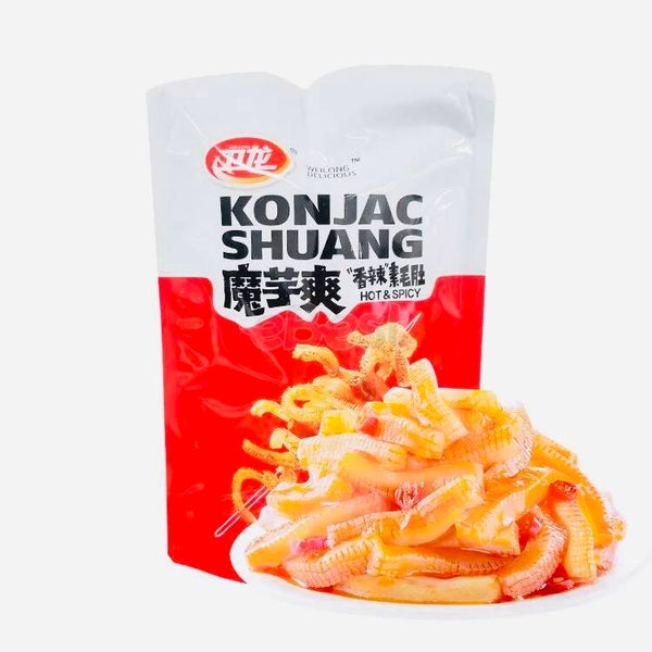 Weilong Konjac Shuang Hot & Spicy Vegan Snack, 252g