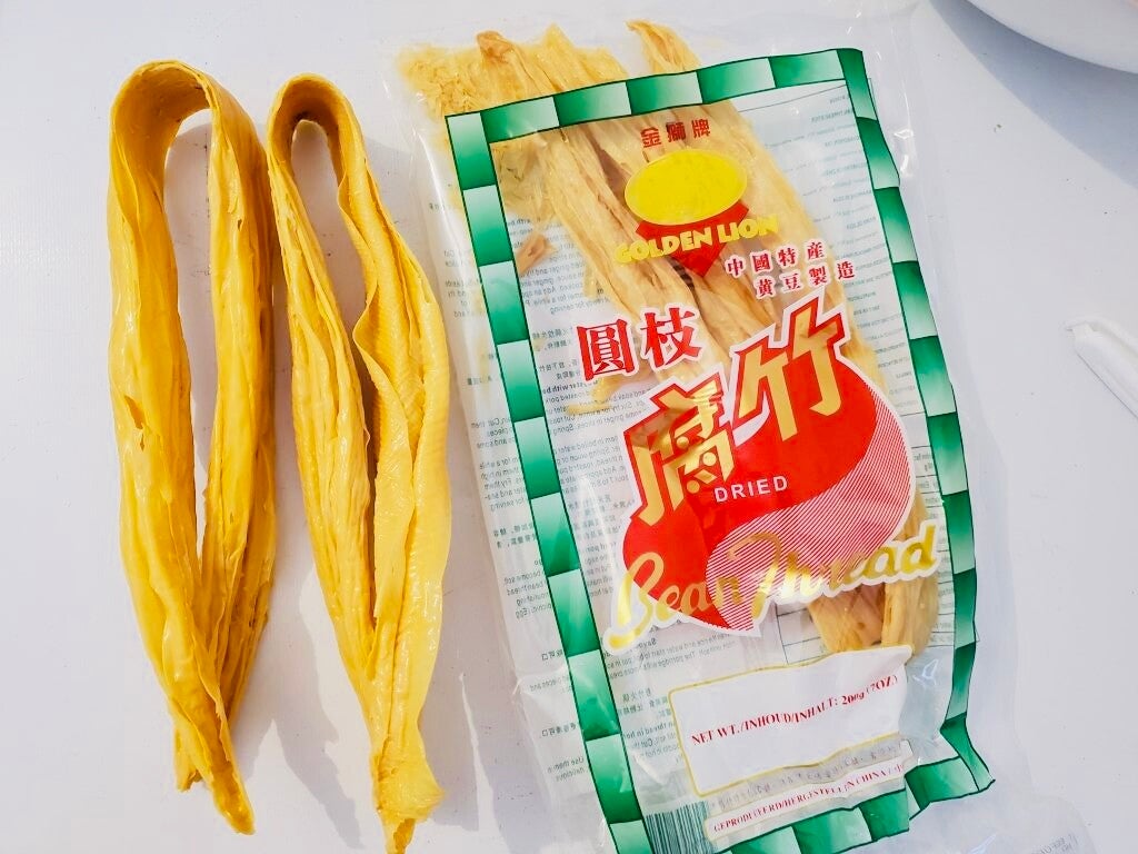 Golden Lion Dried Beancurd Stick (Gedroogde Tofu Sticks), 200g