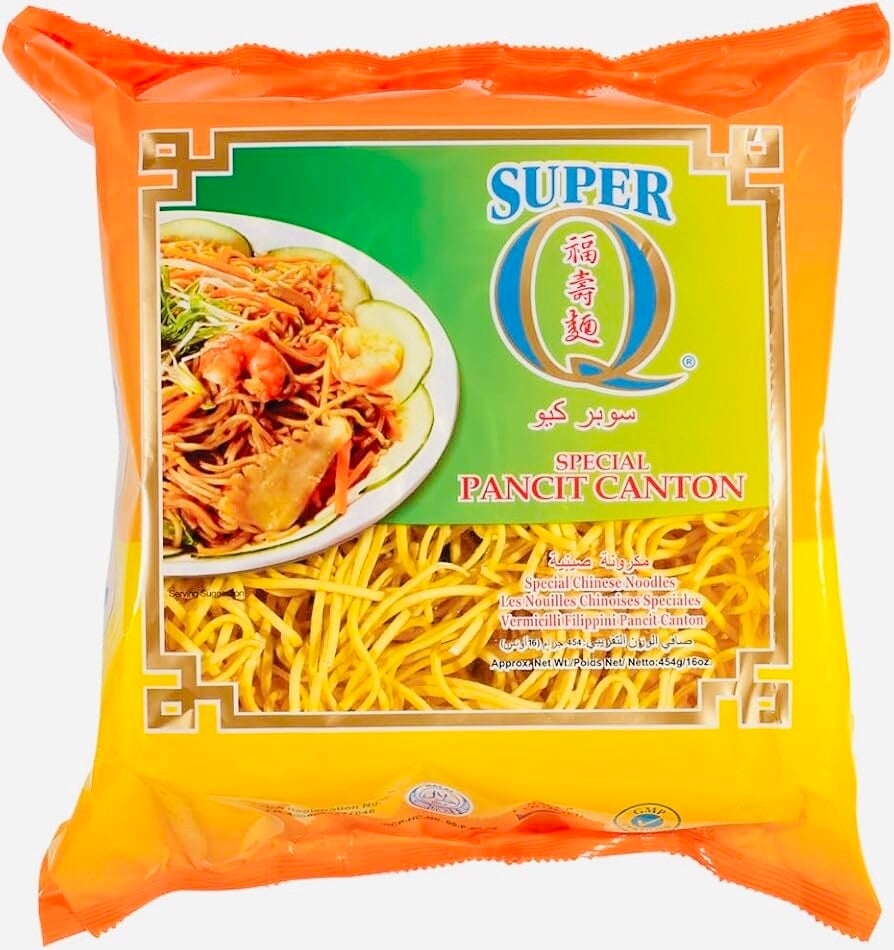Super Q Special Pancit Canton Special Chinese Noodles (Wok Noedels), 227g