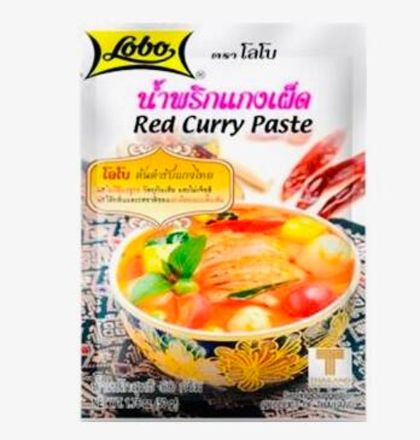 Lobo Red Curry Paste (Thaise Rode Curry), 50g