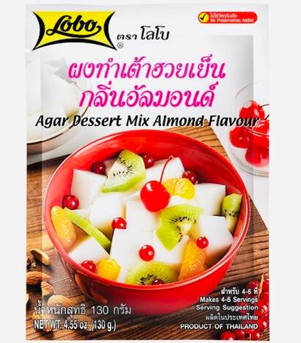 Lobo Agar Dessert Mix Almond Flavour, 130g