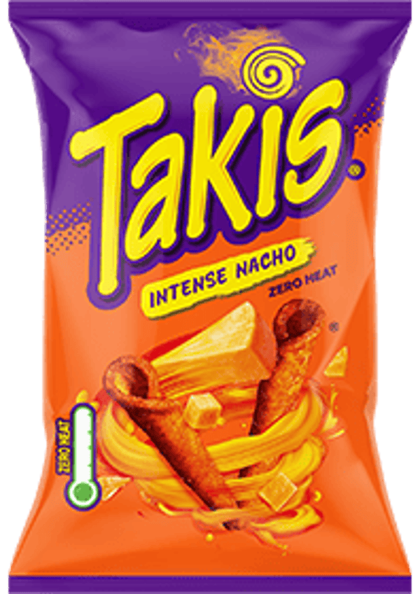 Takis Intense Nacho Zero Heat, 100g