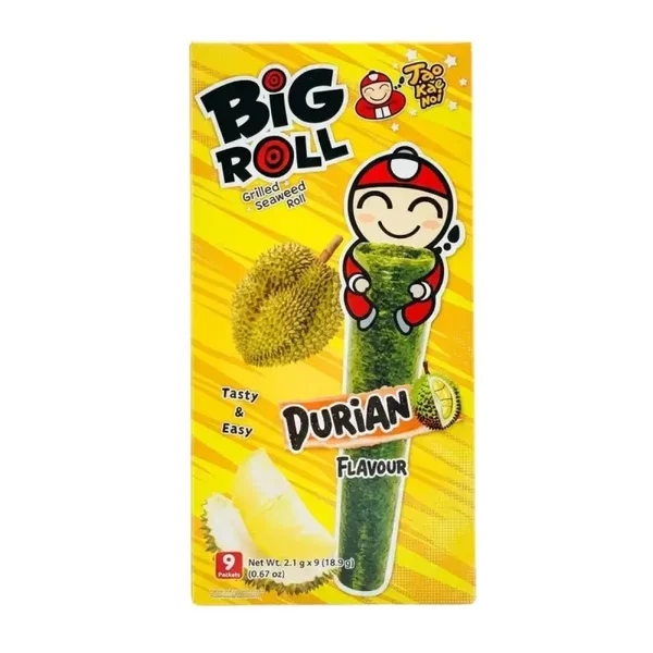 %Tao Kae Noi Big Roll Grilled Seaweed Durian, 9x2.1g