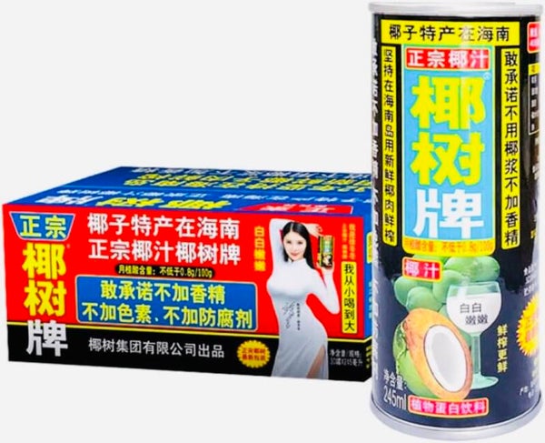 %Yeshu Coconut Milk (Chinese Kokosmelk drank), 24x245ml