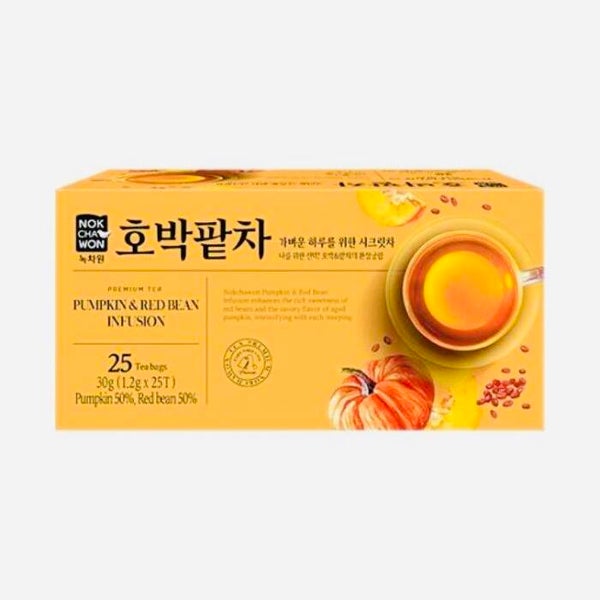 Nok Cha Won Premium Tea Pumpkin & Red Bean, 25 Tea Bags
