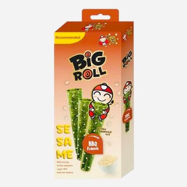 Tao Kae Noi Grilled Seaweed Roll Sesame BBQ Flavour, 7.5g