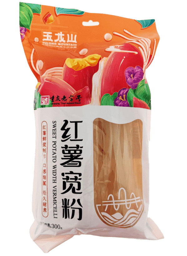 Yulongshan Sweet Potato Vermicelli Wide, 300g