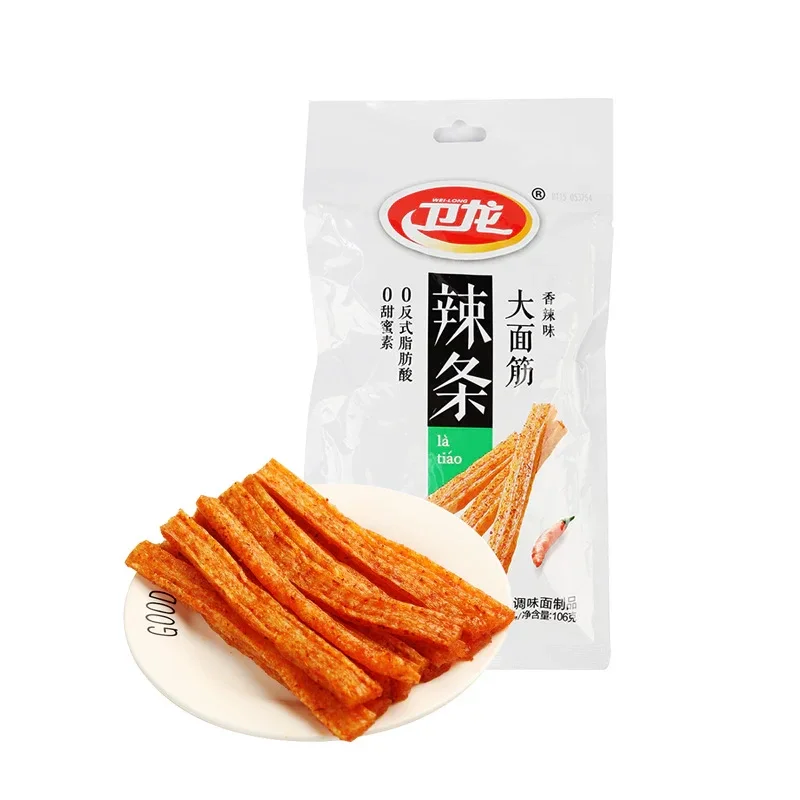 Weilong Big La  Hot & Spicy (Vegan Chinese Snack), 106g