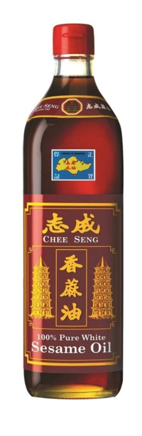 Chee Seng 100% Pure Sesame Oil from Singapore, 750ml