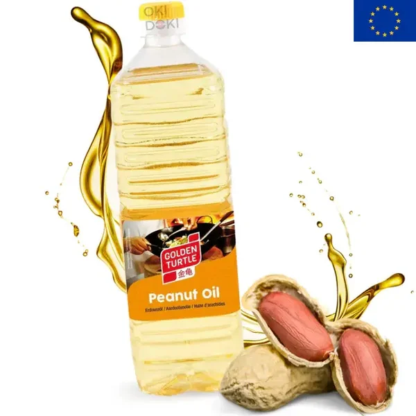 Golden Turtle Peanut Oil (Pinda, Arachide Olie), 1L