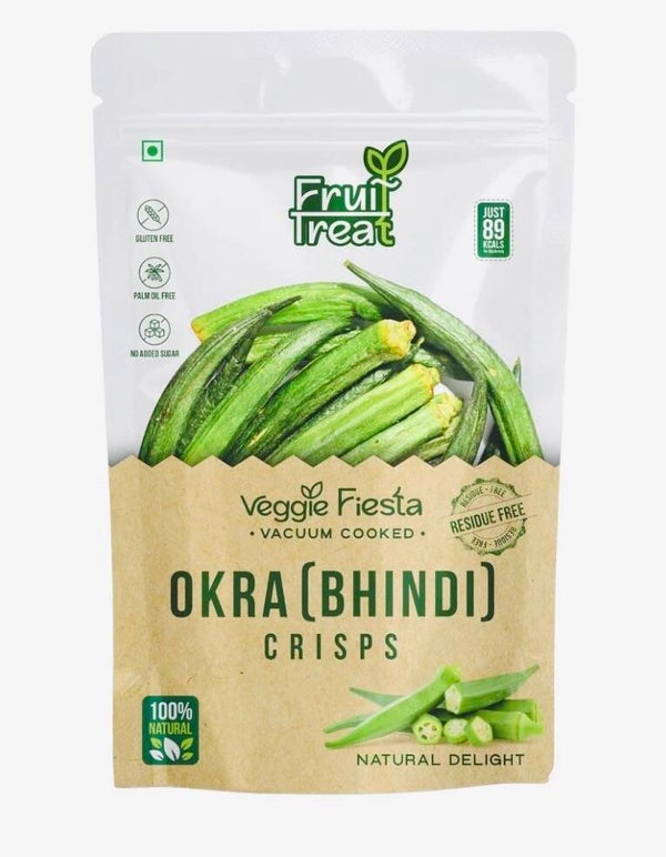 %Fruit Treat Okra Crisps, 50g